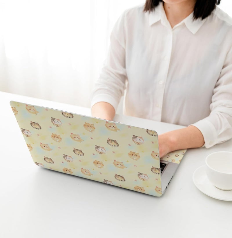 WINTOJO 11.6 13 13.3 14 15 15.6 inches Netbook Laptop Skin Sticker Decal Reusable Protector Cover Case for Laptop Notebook chromebook Cat W-NEK-43 - Image 2
